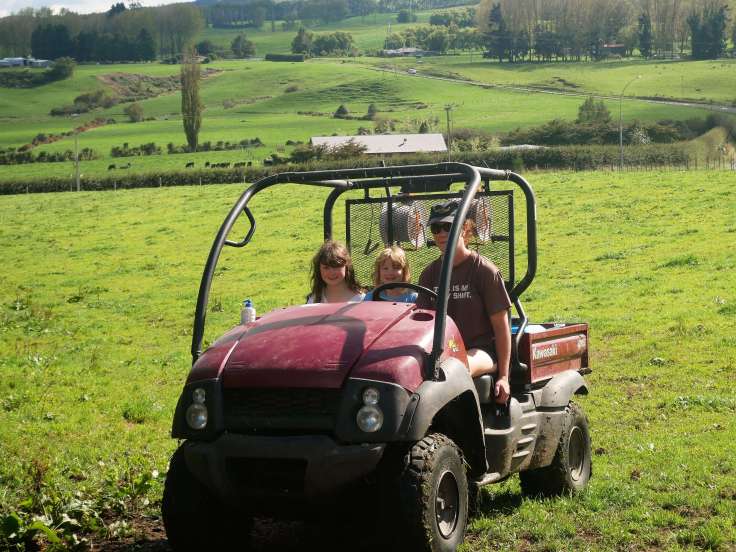 Round the world with my family dairy farming