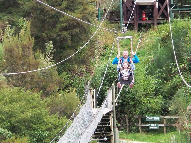 Round the world with my family at Buller River