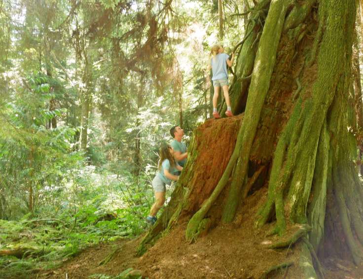 RTW family in Stanley Park, Vancouver